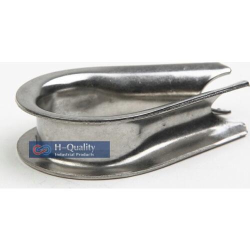 High Quality Heavy Duty Stainless Steel 304 DIN6899 Wire Rope Cable Thimbles M20
