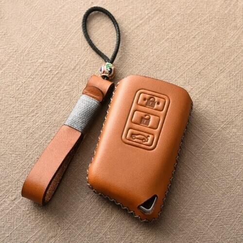 Genuine Leather Car Remote Key Cover Case For Lexus IS200 IS350 ES200 ES250 ES300H GS200T GS300H NX300 RX200 RX450 LX Keys