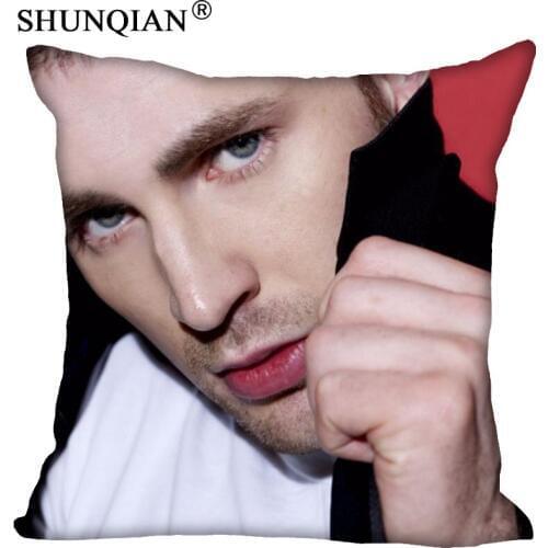 Custom Pillowcase Chris Evans Square Zipper Pillow Cover 35X35,45X45,60X60cm(Two Sides) Print Your Pictures Pillow Cases