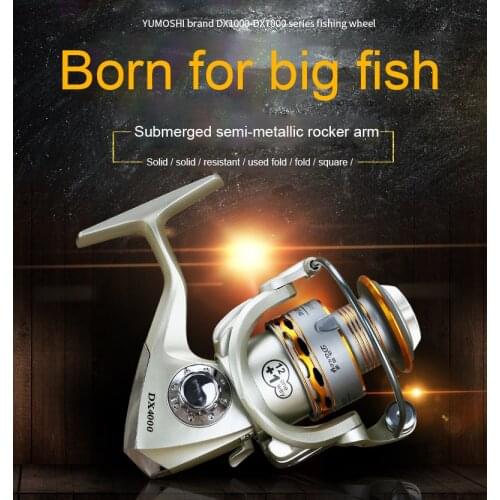 2021 New Fishing Coil Wooden Handshake 12+ 1BB Spinning Fishing Reel Professional Metal Left/Right Hand Sea Fishing Reel Wheel