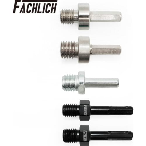 Fachlich 1pc Adapter Change thread converter for M14 or 5/8"-11 male thread to Different shank Diamond core bits Angle Grinder