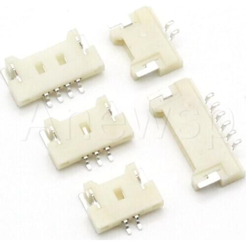 10PCS MICRO JST 1.25mm Pitch Connector MX1.25 51146 Ultra-thin Type SMD Horizontal Socket 2P 3P 4P 5P 6P 7P 8P 9P 10P 11P 12P