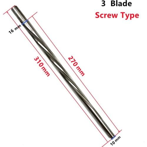 1pcs screw type 3 blade reamer,using for wooden pipe instrument Oboe
