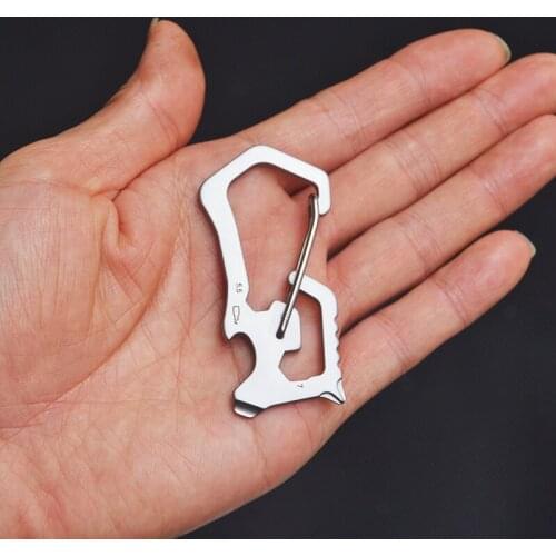 Hand Tool Multifunctional Tool EDC Mini Tool Card Key chain Mini Tools Bottle Opener Screwdriver Phone Handle Repair Tool