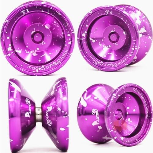 MAGICYOYO & P.lotor V1 Yoyo Professional Yoyo Polished Alloy Aluminum Yo Yo Unresponsive and popular kids toys diabolo