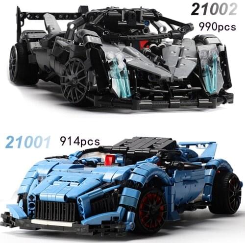 High-tech Remote Control Car Bricks 2 Styles Super Racing Building Blocks MOC Electronic Bricks Educational Toys for Kids Gifts