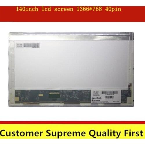 14.0'' lcd matrix LP140WH1 TLD6 LP140WH1 TLC2 LP140WH1 TLD3 LP140WH4 TLN1 TLA1 TLB1 laptop lcd screen 1366*768 40pin