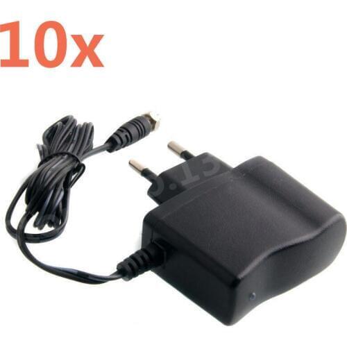 10Pcs Charger AC 100-240v for Rechargeable Glow Plug Igniter Ignition SC1800mAh For RC Car Baja Car Buggy Truck Airplane