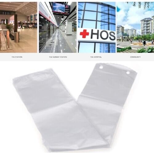 100pcs Umbrella Cover Disposable Transparent Disposable Bag Hotel Shop Disposable Umbrella Bag Convenient Creative Waterproof