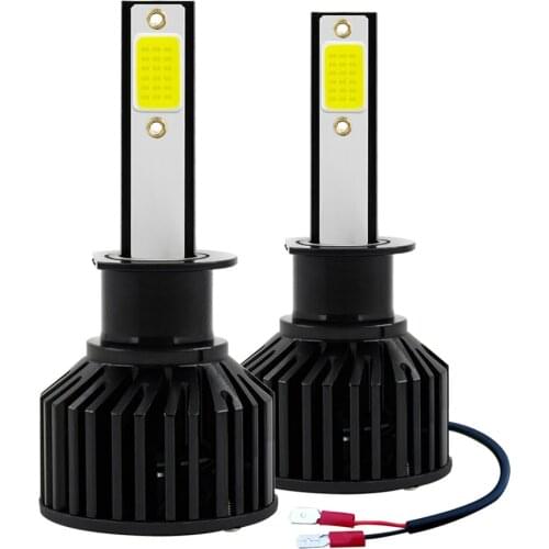 LED Light H1 V10 Car Led Lights Fog Lamp H1 Headlight 40W Ultra-thin Board Design DOB Chip Modification Highlight Spotlight 2pcs