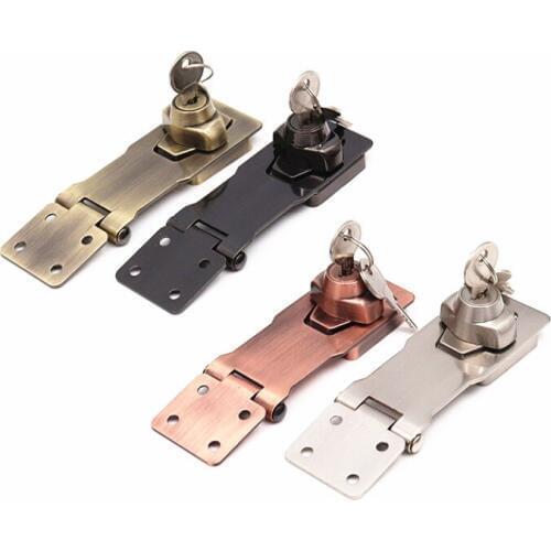 5pcs/lot Hardware accessories Cabinet Mailbox Drawer Cupboard Locker Security Furniture Zinc Alloy 2.5inch Door Locks With Key