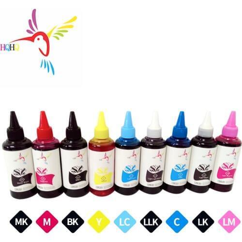 9x100ml Bottles Refill Pigment Ink For Epson SureColor P400 P407 P408 P600 P607 P608 P800 3800 3850 3880 3890 Printer