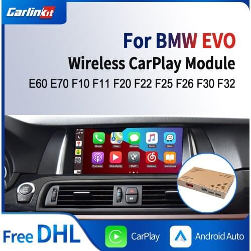 Carlinkit Wireless CarPlay Android Auto Decoder For BMW E60 E70 F10 F11 F20 F25 F26 F30 F32 All Series MINI Cooper EVOsystem Kit