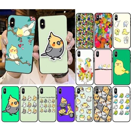 Chubby Cockatiel bird Phone Case For iPhone 12mini 12 11 ProMax XS MAX XR SE2 8 7 6 6S Plus X 5 5S SE