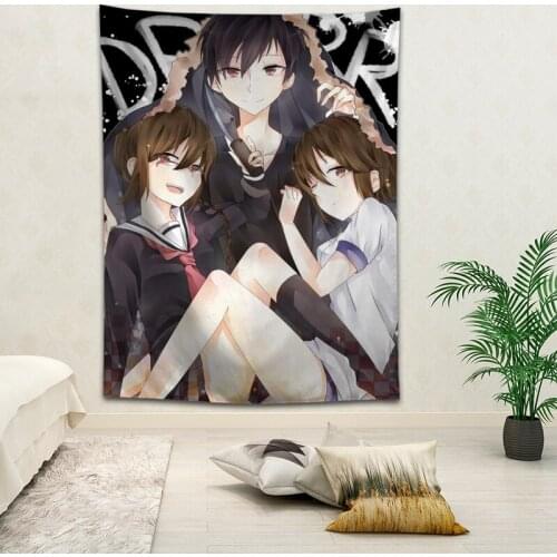 Hot Sale Custom High Quality Anime DURARARA!! Wall Hanging HD Landscape 3D Printing Digital Printing Home Decoration Tapestry