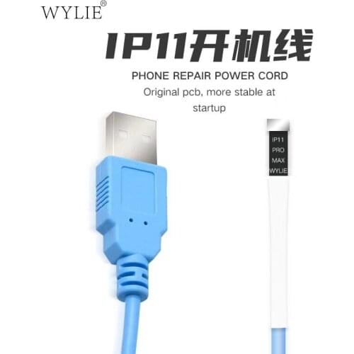 MaterXu WYLIE Simple Power On Cable Booting Wire USB Type for iPhone 11 11 12 Pro Max Motherboard Repair Testing Cable