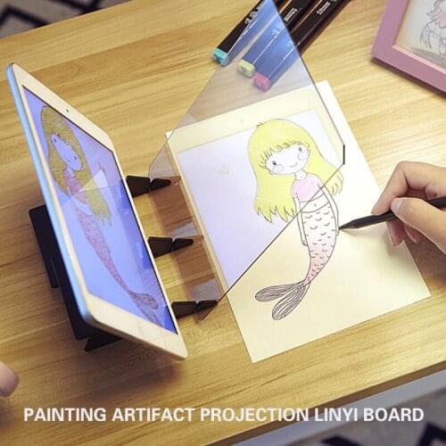 Painting Artifact Projection Copy Board Transparent Optical Painting Board Animation Tracing Light And Shadow Copy Table Decorat