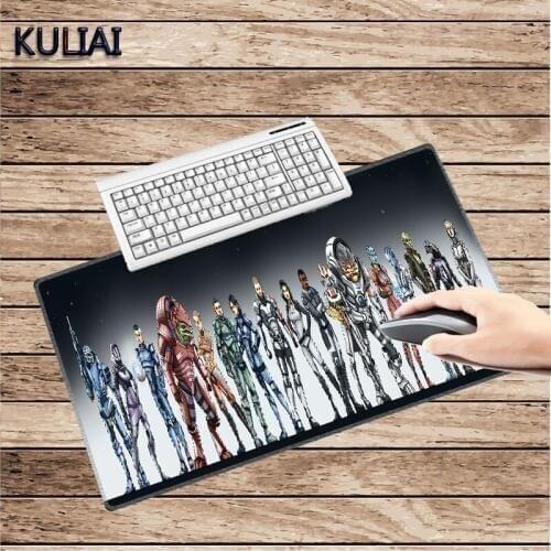 XGZ Personalise Mass Effect 3 Rubber Speed Edition Mouse Pad Large-size Gaming Laptop Office PC Mousepads Gamer Pads N7 Mats