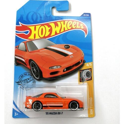 Hot Wheels 1:64 Car 95 MAZDA RX-7 Metal Diecast Model Car Kids Toys Gift
