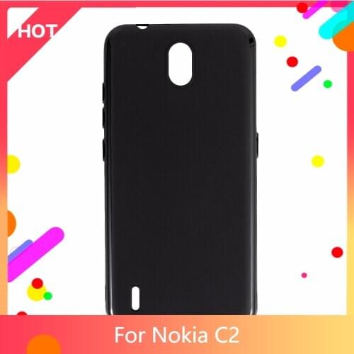 C2 Case Matte Soft Silicone TPU Back Cover For Nokia C2 Phone Case Slim shockproof