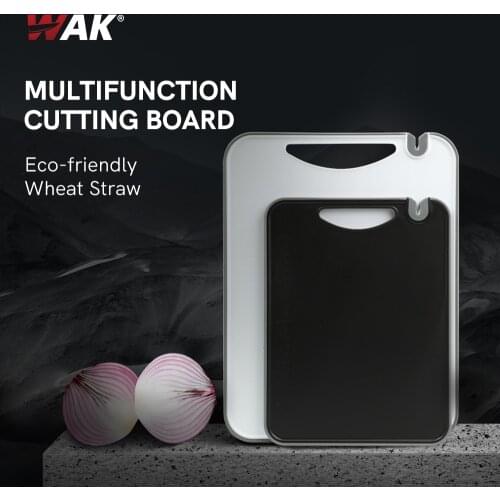 WAK Cutting Board Multifunction Wheat Straw Vegetable Meat Chopping Board For Kitchen Home Tools