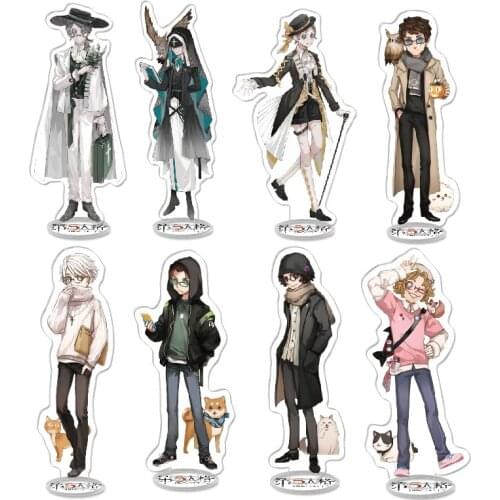 Anime Identity V Acrylic Stand Figure Emma Freddy Riley Emily Creativity Desktop Standing Plate Decoration Model Toy