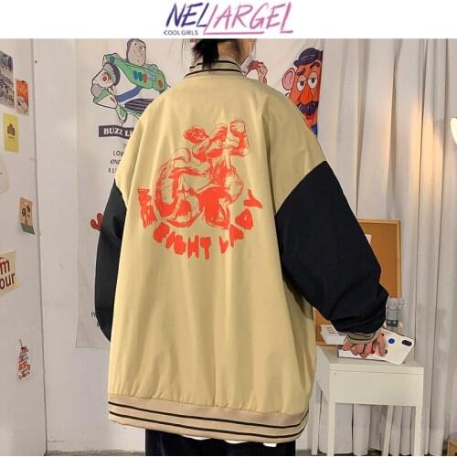 NELLARGEL Women Harajuku Y2k Winter Varsity Jacket 2021 Female Windbreaker Korean Streetwear Baseball Jacket Girl Bomber Jacket