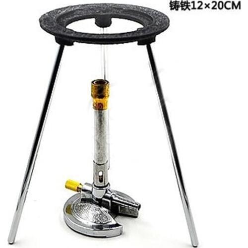 New Lab Bunsen Burner Tripod Cast Iron Support Stand 20cm Height