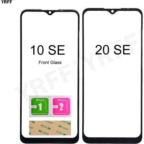 For TCL 20 SE Mobile Front Glass Panel For TCL 10 SE T766H_EEA (No Touch Screen) Outer Glass Panel Cover Phone Repair Sets