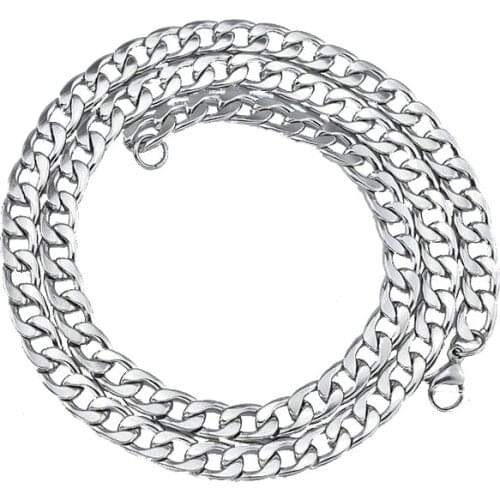 Trendy ins titanium steel domineering Harajuku simple necklace Hipster Couple Jewelry Clavicle Chain Men Women 2022 New Necklace