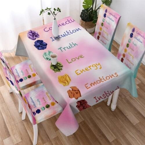 Colorful Line Table Cloth Rectangle Tablecloth Nappe Cover Party Wedding For Decoration Mantel Home Textile Carpet Rugs