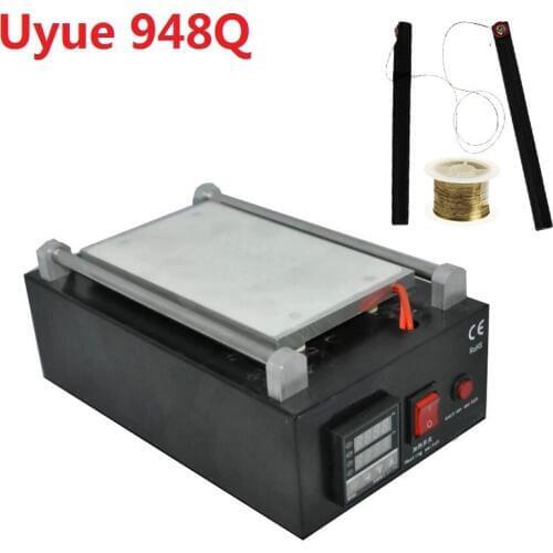 Uyue 948Q 110/220V Built-in Pump Vacuum Metal Body Glass LCD Screen Separator Machine Max 7 inches + Cutting Wire