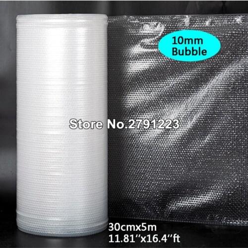 Free ship 0.3*5m shrink pack Burbuja Cushion Bubble Roll wrap Polietileno Emballage Bulle Packing Film Noppenfolie Verpakking