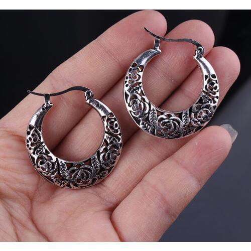 TODOX New Korean Fashion metal Jewelry Drop Earrings For Women Retro Geometric Bohemia Female Elegant for wedding party as gifts