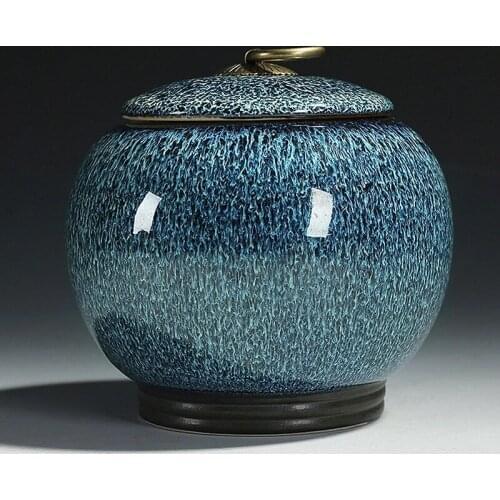 Cremation Urns for Human Ashes Pet Cat dog rabbit Place Funeral Small Animal Ceramic Urn coffin box keepsake