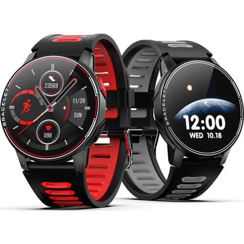 Full Screen S20 IP68 Waterproof Smart Watch Bluetooth 5.0 Fitness Tracker Heart Rate Monitor Smart Clock Men Women Smartwatch