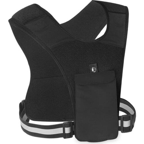 Running Vest Ulrta-light Mobile Phone Bag Backpack Large-Capacity Reflective Sports Waist Bag For Running Cycling Marathon