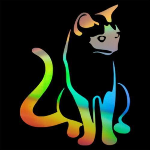 Animals Cat Art Car Sticker Wall Home Glass Window Door Laptop Auto Truck Motorcycle Car Decor Vinyl Decal