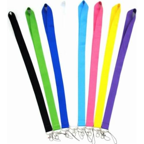 10pcs/20pcs/30pcs Color Neck Strap Lanyards Card Holders Bank Neck Strap Card Bus ID Holders Rope Key Chain