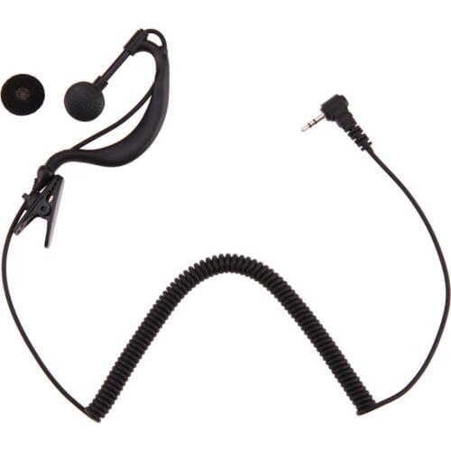 2.5mm G-Hook Earpiece Earphone for Listening Single Ear Earphone for Motorola GP2000 ICOM IC-U16