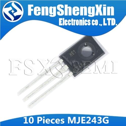 5 Pairs (5pcs MJE253 + 5pcs MJE243 ) TO126 MJE253G MJE243G TO-126 JE243 JE253 POWER TRANSISTORS