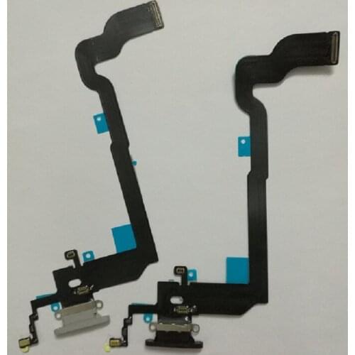 50pcs/lot New Charging Charger Port USB Dock Connector Flex Cable Ribbon For iPhone X Replacement Parts