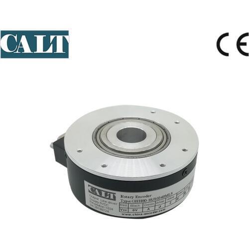 CALT 18mm hollow shaft 1024 P/R 5v line driver AA-BB-ZZ- optic rotary encoder with PC socket GHH80-18J1024BML5