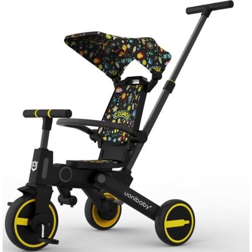 Artfunning Childrens tricycle trolley two-way lightweight folding baby multi-function bicycle sliding Free Shipping