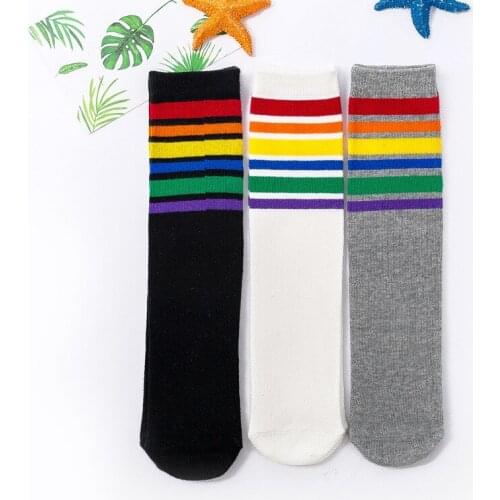 Childrens Socks Kids Socks Toddler Baby Cotton Socks Knee High Long Warmers Cute Boy Girl Children Socks 1-6Y
