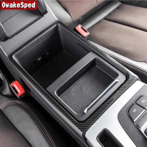 For Audi Q5 FY 2018 2019 Stainless Steel Interior Accessories Car Styling Front Water Cup Holder Frame Decoration Decals