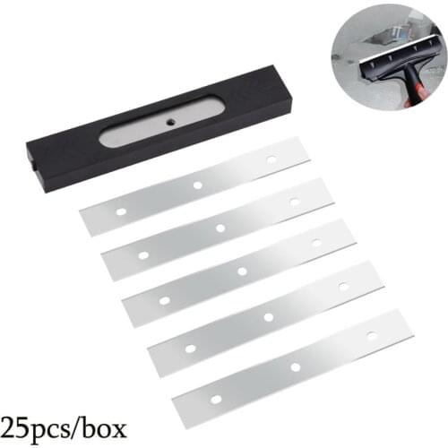 FOSHIO 25PCS 6’’ Stainless Steel Vinyl Spare Blade Wallpaper Sticker Cutter Knife Carbon Fiber Window Tint Car Wrapping Cut Tool