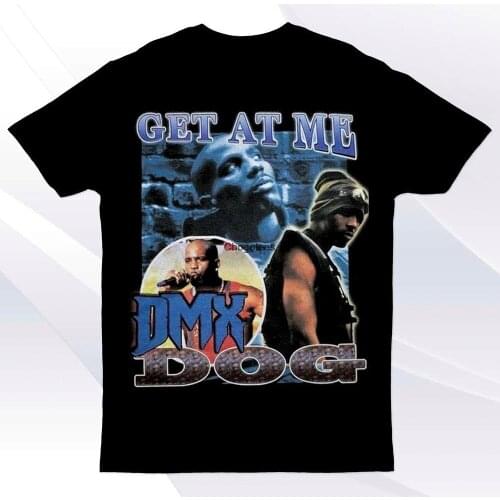 DMX Dark Man X VTG Rap Hip Hop T Shirt Retro Shirt Vintage Style shirtTShirtWomen Black ( S 5XL)(1)
