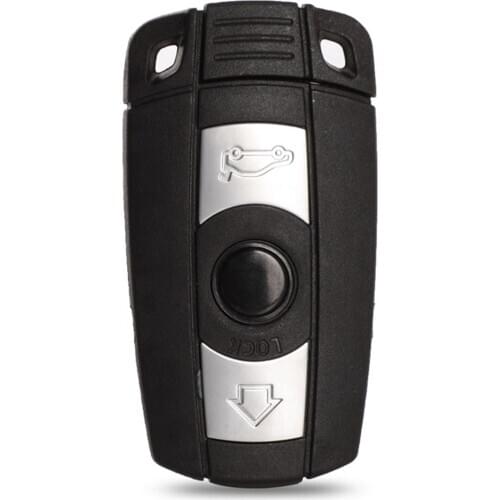 Kutery 3 Buttons Replacement Remote Car Key Shell Case Fob For BMW 1 3 5 6 7 E Series E60 E90 E91 E92 X6