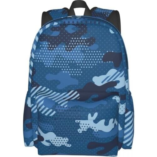 Camouflage Pattern Multifunctional Backpacks for School Travelling Hiking Camping Children Book Bag College Backpacks
